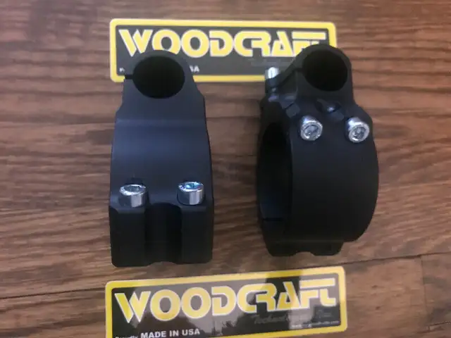 Woodcraft 56mm clip on handle bar 7/8”set Billet Ducati BMW in Other in Barrie - Image 7