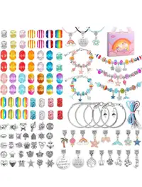 Girls Toy Bracelet Making Kit Beads for Charm Jewelry Making Kit