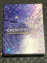 Text Book; Chemistry; A Molecular Approach,3 rd Canadian Edition