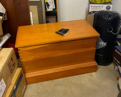 Handcrafted Pine Chest 