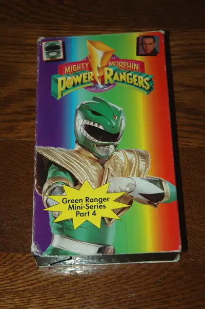 Power Rangers Green Ranger Mini Series Part 4 VHS tape. 1993. Light wear on the case.