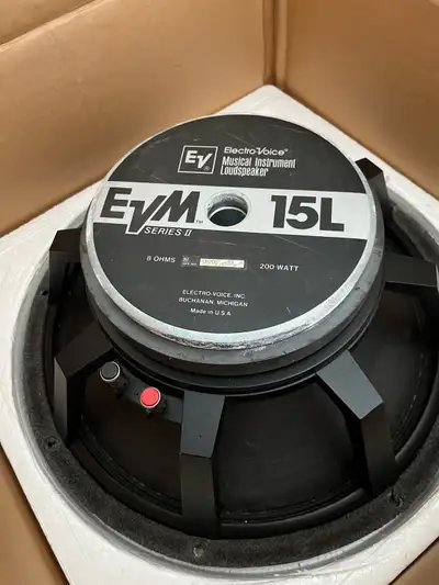 EV EVM15L 15” bass or guitar 200 watt 8 ohm speakers, View more
