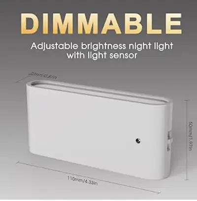 2-Pack Dimmable LED Night Lights with Motion Sensor, View more