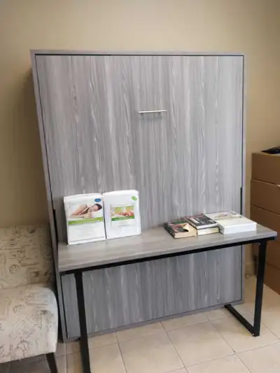 Brand New Murphy Wall Bed For Sale Available Sizes: Single, Double, Queen Requires 10" inch mattress...