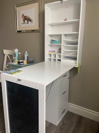 Desk: Folding / Wall Cabinet