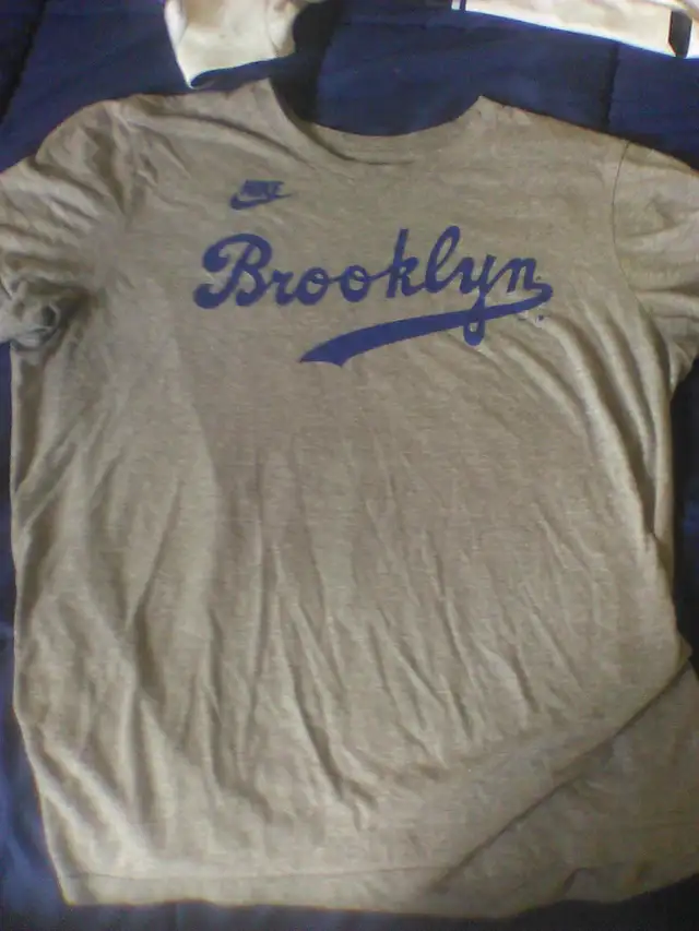 Jackie Robinson #42 Brooklyn Dodgers T-Shirt, Grey63234989098243121