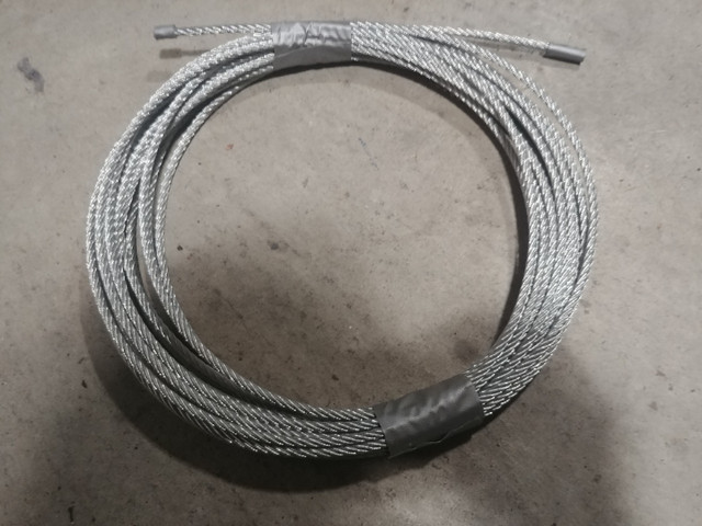 Steel cable 1/4" thick about 12m (37ft) in Other in Lethbridge