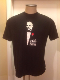 THE GODFATHER IL PADRINO BLACK T-SHIRT XL