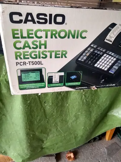 Casio PCR-T500 Electronic Cash Register Call/Text 6472470372 Casio Single Printer Cash Register: Res...