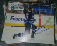 Kyle Connor signed 8x10 pictures Jets Hockey / Photos signées