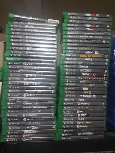 Xbox one Games, all MINT$10ea, 10/$90, View more