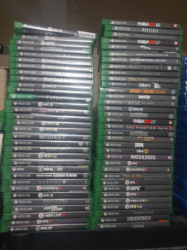 Xbox one Games, all MINT$10ea, 10/$90 in XBOX One in Calgary
