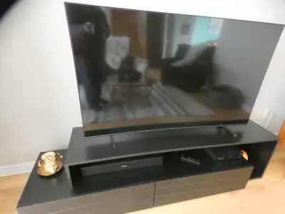 TV avec meuble audio-video, View more