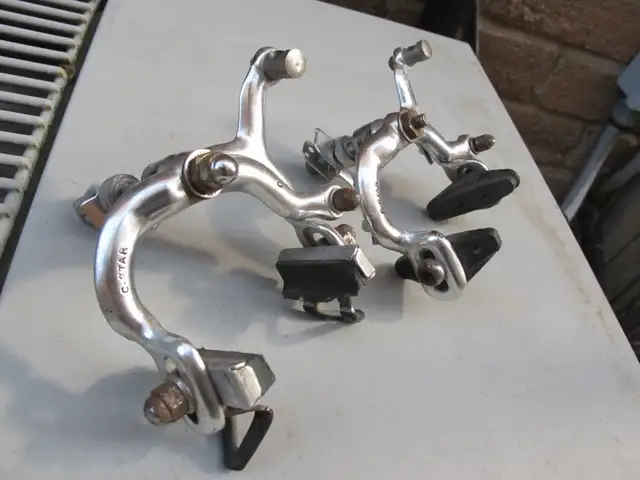 Racing road bike Aero Drop handlebar + brakes Alps Japan C-Star in Frames & Parts in City of Toronto - Image 8