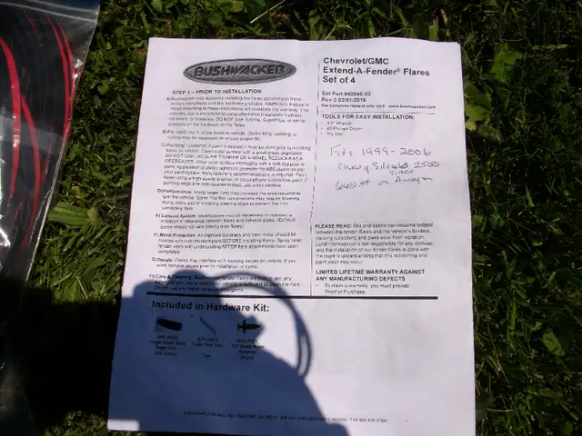 Bushwhacker Fender Flares in Other Parts & Accessories in Owen Sound - Image 2