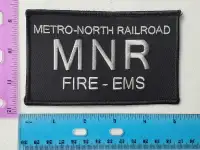Metro-North Railroad MNR New York fire ems patch badge train