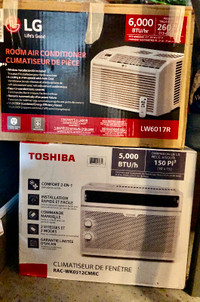 2 AC Windows - LG&TOSHIBA Air Conditioner only for $700