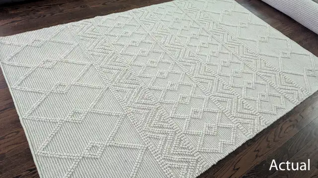 5x8 Hygge Wool Flatweave Area Rug in Rugs, Carpets & Runners in Markham / York Region - Image 9