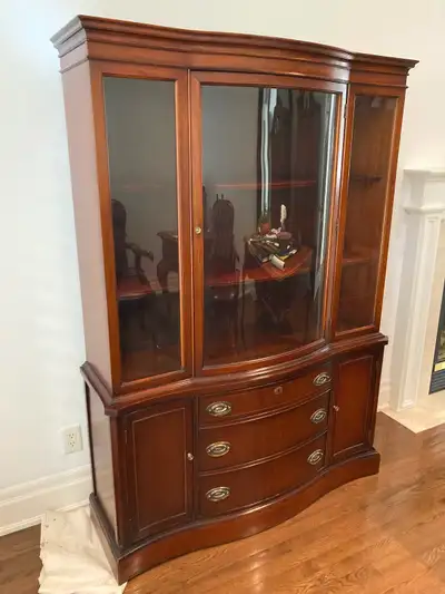 Bookcase/Cabinet, Wood and Glass, View more