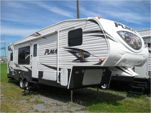 Fifth Wheel Palomino Puma 2013 (achetée neuve 2014) in Travel Trailers & Campers in Gatineau