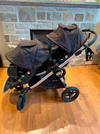 Poussette Baby Jogger City select 1-2 enfants avec sac transport