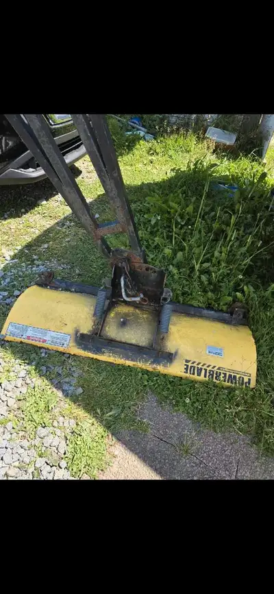 48" steel atv plow. OBO