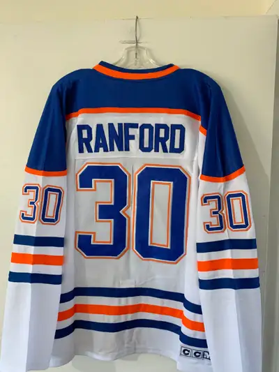 Bill Ranford Edmonton Oilers Jersey Retro (Brand New) XL, View more