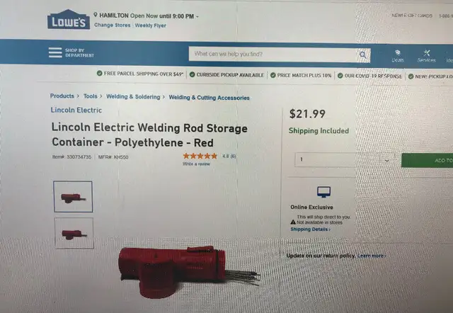 Welding Rod Storage Container65702476860417121