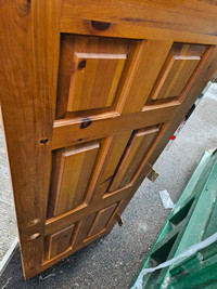 Solid wood door