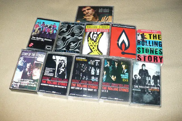 rolling stones /keith richards cassettes-read ad in CDs, DVDs & Blu-ray in Mississauga / Peel Region - Image 2