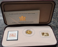 Royal Canadian Mint Coin 150 anniversary of first postage stamp