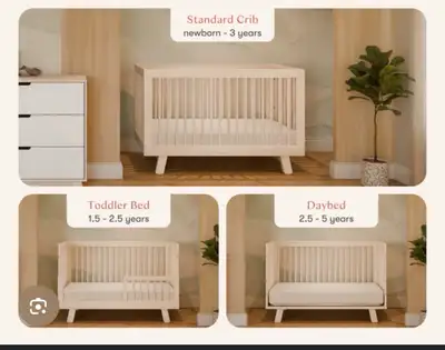 Grey Babyletto Hudson 3 in 1 crib, View more