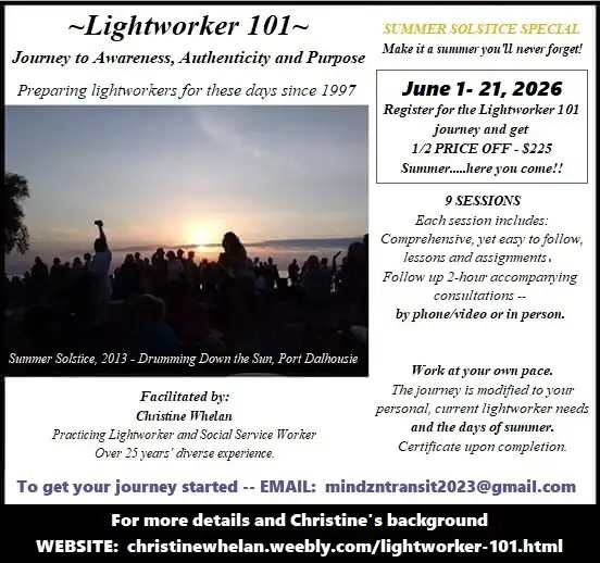 Lightworker 101 - Summer Solstice Special - 1/2 OFF!470495347406940160