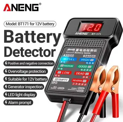 Brand new never used. Selling an ANENG BT-171 battery tester for 12V batteries. It's great for check...
