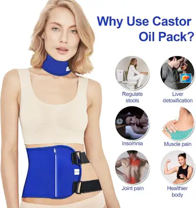 CUBE LIFE Castor Oil Pack Wrap, View more