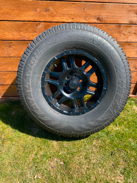 Winter tires mounted on alloy wheels fit Nissan Frontier