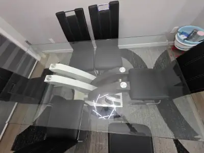 Glass top Dining Table for sale, View more