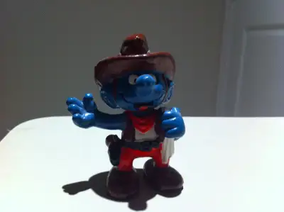 Smurfs - Vintage Cowboy Smurf (Walnut Brown Hat & Boots), View more