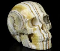 Huge 5.0" Eastern Jasper Crystal Skull! Hand carved, realistic.
