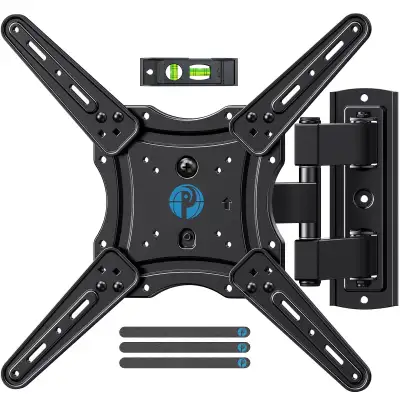 Pipishell Full Motion TV Wall Mount for Most 26-60” Flat Curved , View more