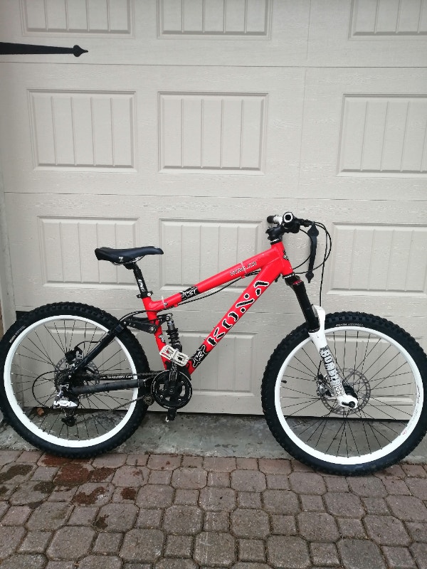 Kona Howler Full Suspension Bike FOX Marzocchi Race Face Mountain