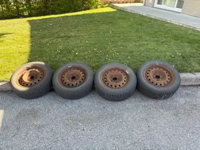 Blizzak winter tires. 205/60R16. Coming off a Mazda 3.