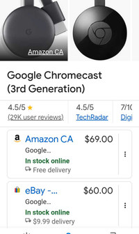 New Google Chromecast Streaming Device 