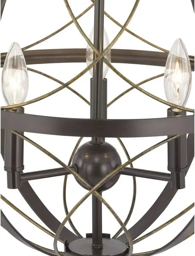 Progress Lighting Antique Bronze 3-Light Pendant in Indoor Lighting & Fans in Oshawa / Durham Region - Image 7