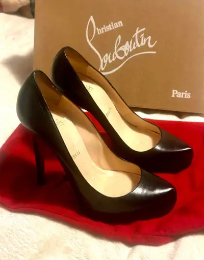 CHRISTIAN LOUBOUTIN Rolando 120 platform heel with pointed toe for sale! • Great condition, worn onl...