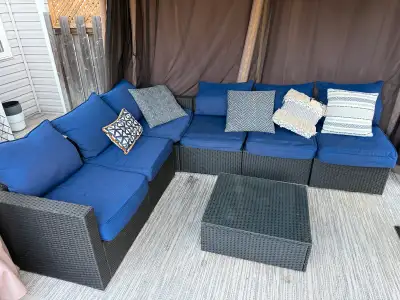 Patio furniture - 7 piece, View more
