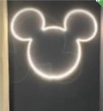 Mickey Mouse LED wall light, View more