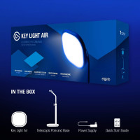 Elgato Key Light Air - Professional LED Panel with 1400 lumens,