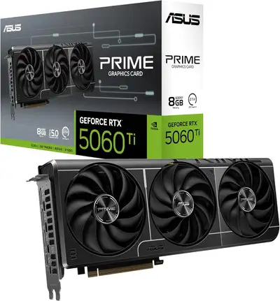 ASUS PRIME GeForce RTX™ 5060 Ti 8GB OC Edition, View more