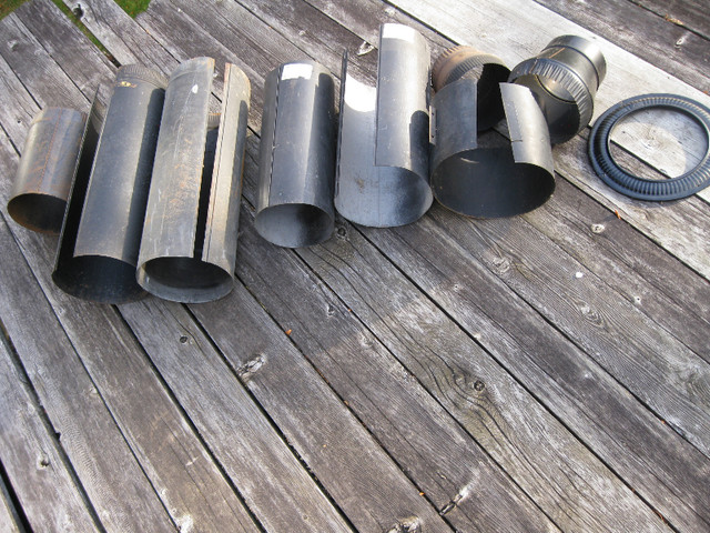 Black Stove Pipe 6, 7, & 8 Inch Dia Assorted $10 (Richmond Hill) in Fireplace & Firewood in Markham / York Region - Image 2